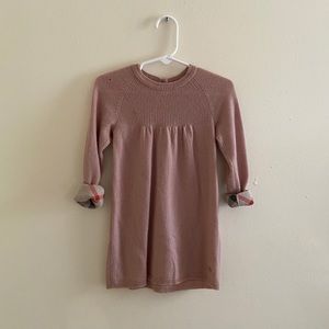 Burberry Wool-Cashmere baby dress